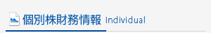 個別株財務情報